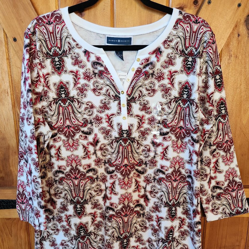 Karen Scott Knit top